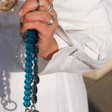 KEYCHAIN - DOUBLE LIGHT BLUE