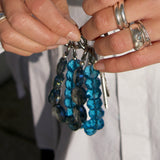 KEYCHAIN - DOUBLE LIGHT BLUE