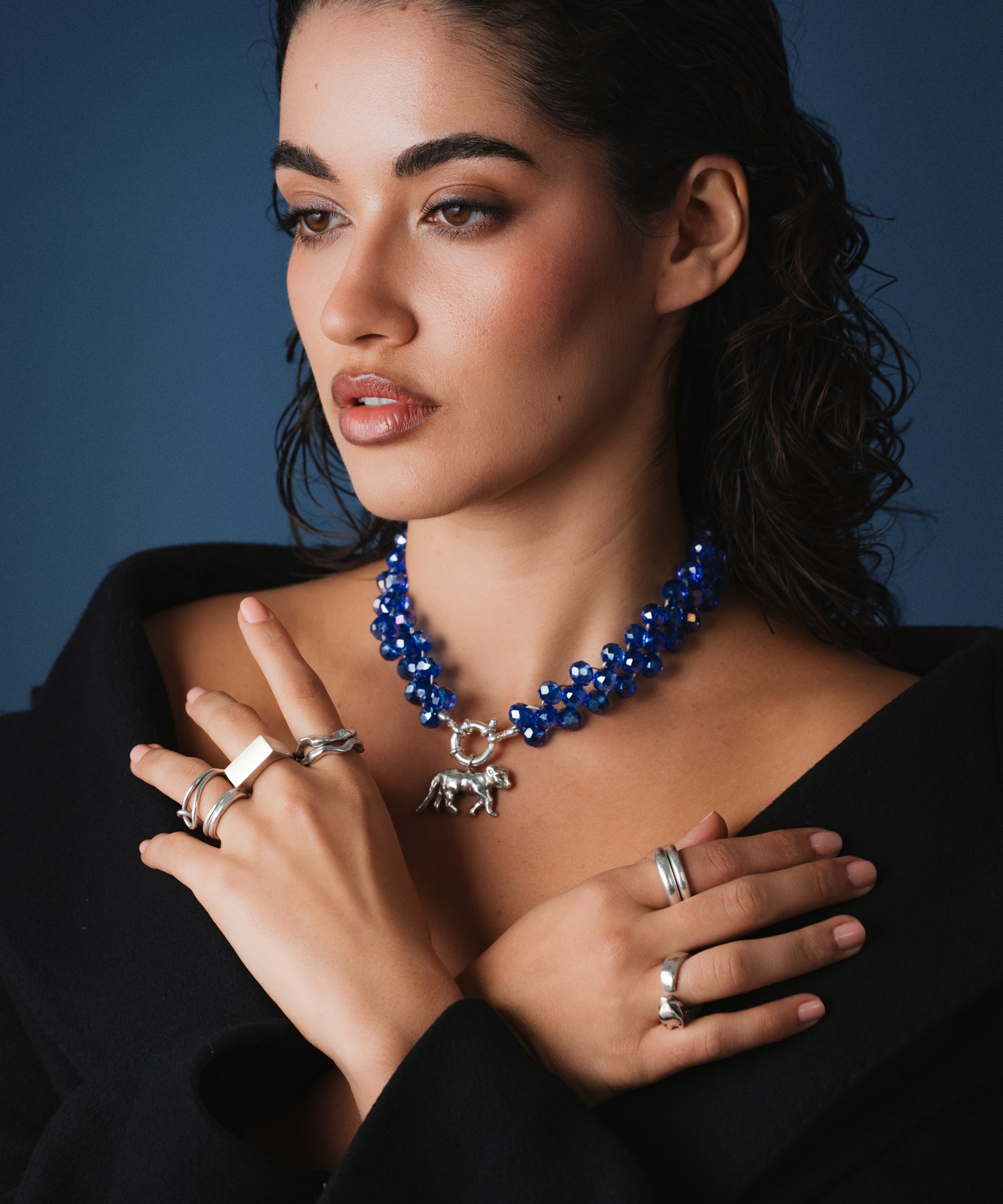 LEONE NECKLACE - HANNA'S BLUE
