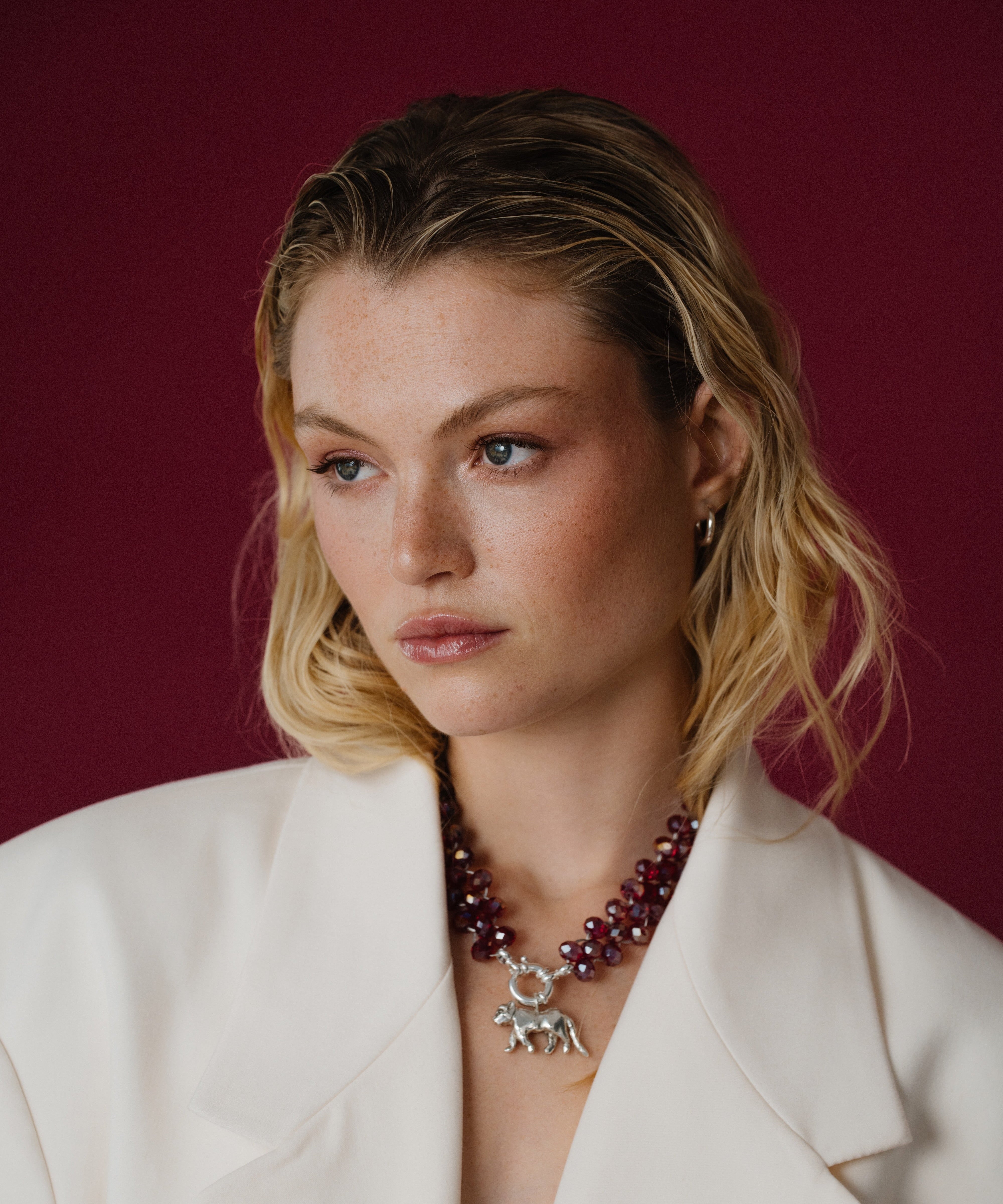 LEONE NECKLACE - RED